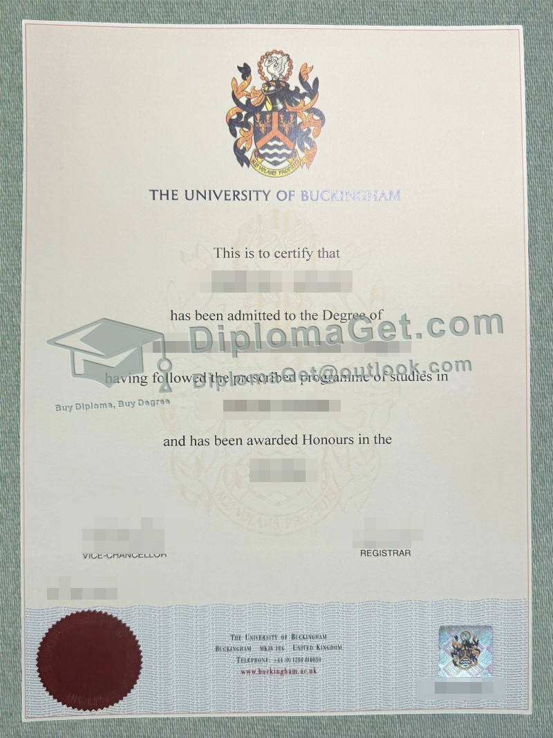 白金汉大学文凭 University of Buckingham Degree 白金汉大学文凭 University of Buckingham Degree