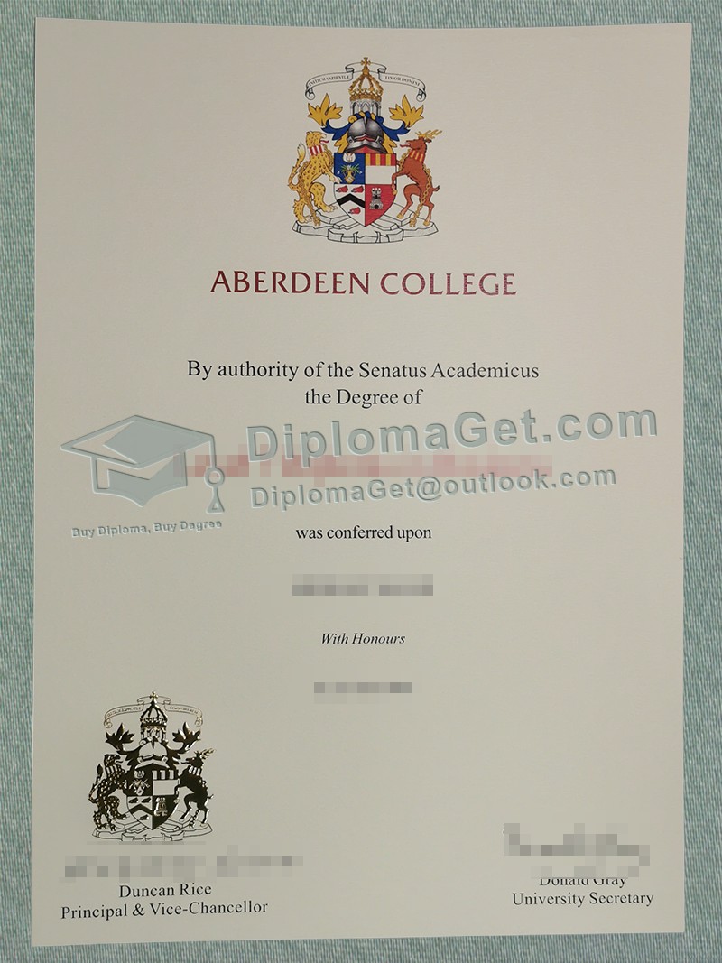 阿伯丁大学文凭 University of Aberdeen Degree 阿伯丁大学文凭 University of Aberdeen Degree