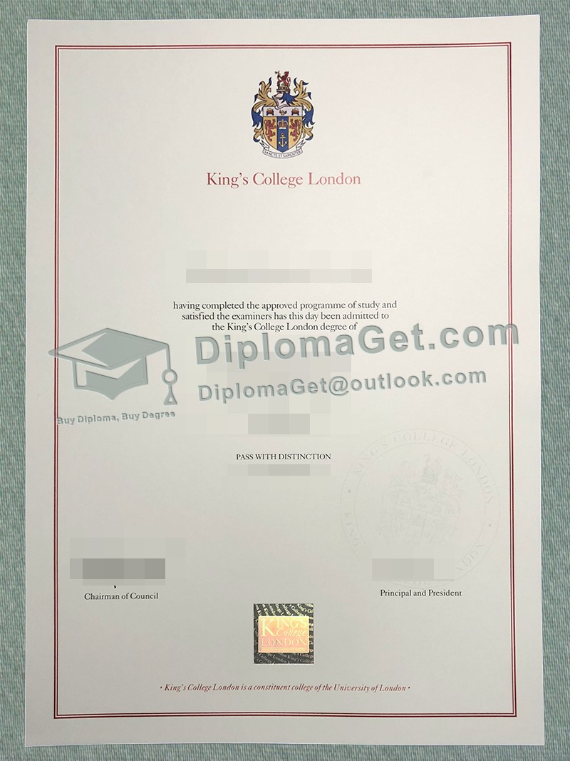 伦敦国王学院文凭, King's College London Degree 伦敦国王学院文凭, King's College London Degree