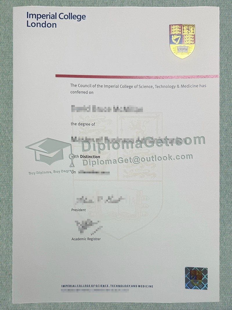 伦敦帝国理工学院文凭 Imperial College London Degree 伦敦帝国理工学院文凭 Imperial College London Degree