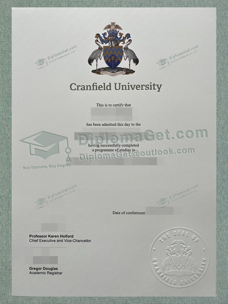 克兰菲尔德大学文凭, Cranfield University Degree 克兰菲尔德大学文凭, Cranfield University Degree