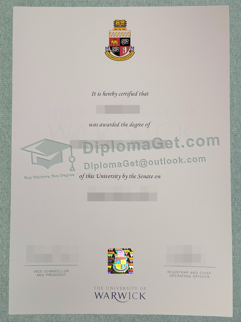 University of Warwick Degree, 华威大学文凭 University of Warwick Degree, 华威大学文凭