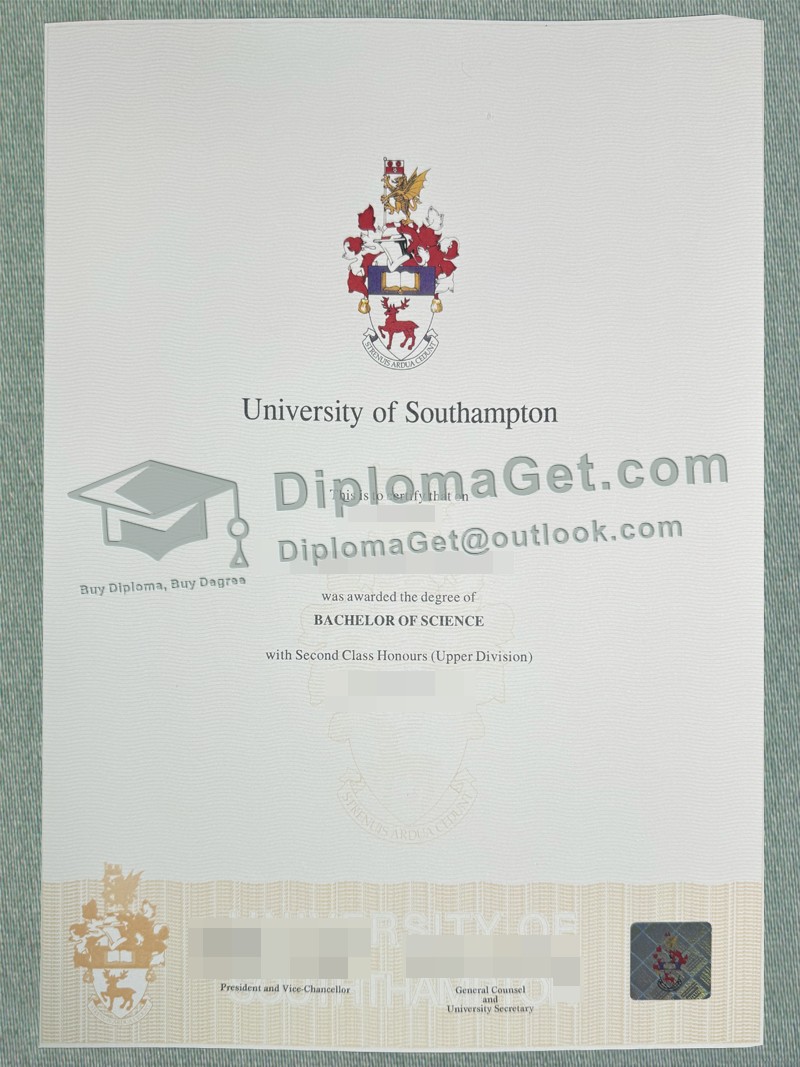 南安普敦大学文凭, University of Southampton Degree 南安普敦大学文凭, University of Southampton Degree