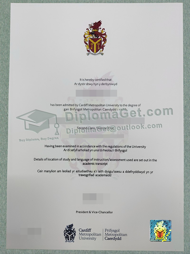 卡迪夫城市大学文凭, Cardiff Metropolitan University Degree 卡迪夫城市大学文凭, Cardiff Metropolitan University Degree