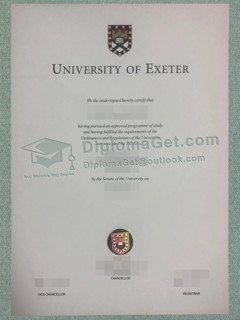 埃克塞特大学文凭, University of Exeter Degree 埃克塞特大学文凭, University of Exeter Degree