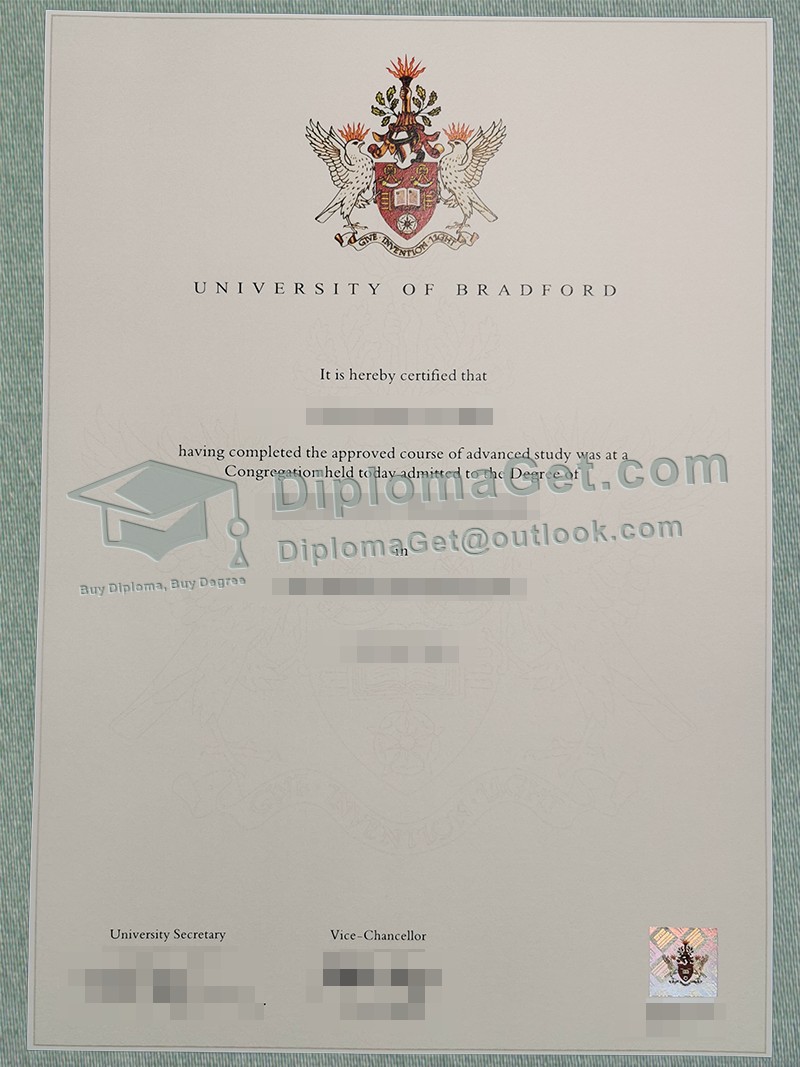 布拉德福德大学文凭 University of Bradford Degree