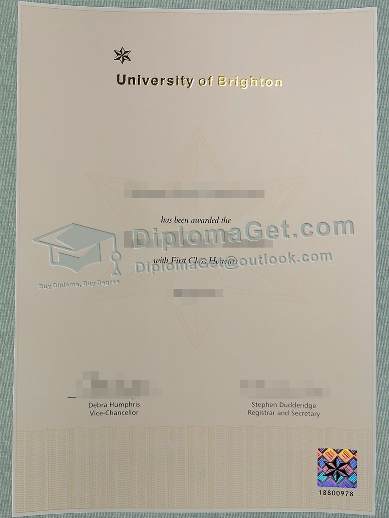 布莱顿大学文凭 University of Brighton Degree 布莱顿大学文凭 University of Brighton Degree