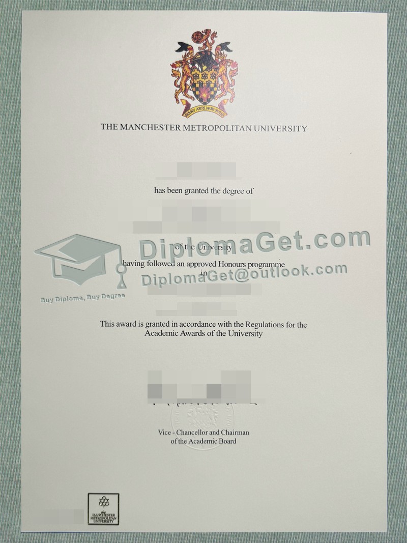 曼彻斯特城市大学文凭, Manchester Metropolitan University Degree 曼彻斯特城市大学文凭, Manchester Metropolitan University Degree