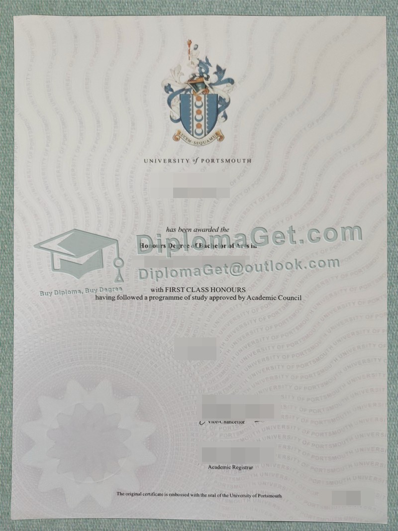 朴茨茅斯大学文凭, University of Portsmouth Degree 朴茨茅斯大学文凭, University of Portsmouth Degree