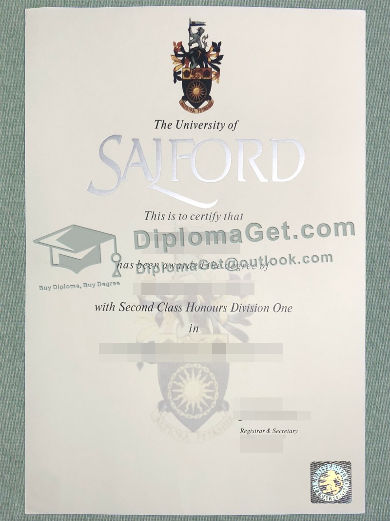 索尔福德大学文凭, University of Salford Degree 索尔福德大学文凭, University of Salford Degree