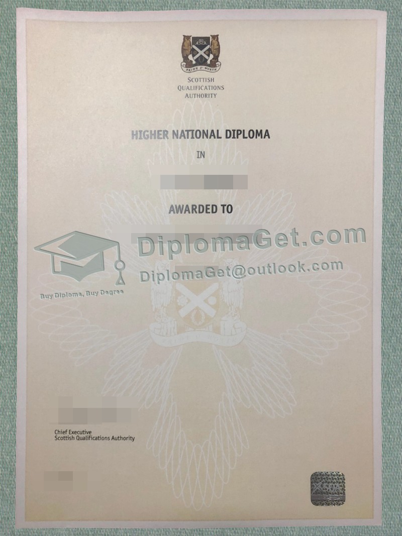 苏格兰资格认证文凭, Scottish Qualifications Diploma 苏格兰资格认证文凭, Scottish Qualifications Diploma