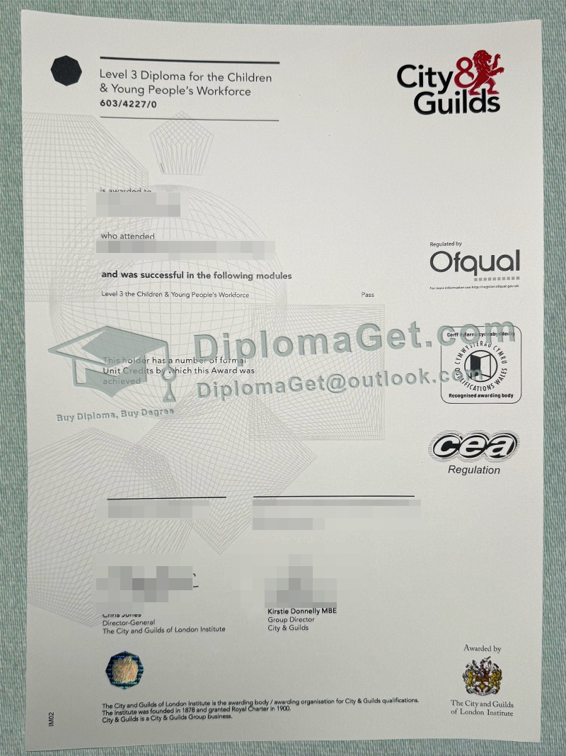 英国城市行业协会基金会文凭 City & Guilds Level 3 Diploma 英国城市行业协会基金会文凭 City & Guilds Level 3 Diploma