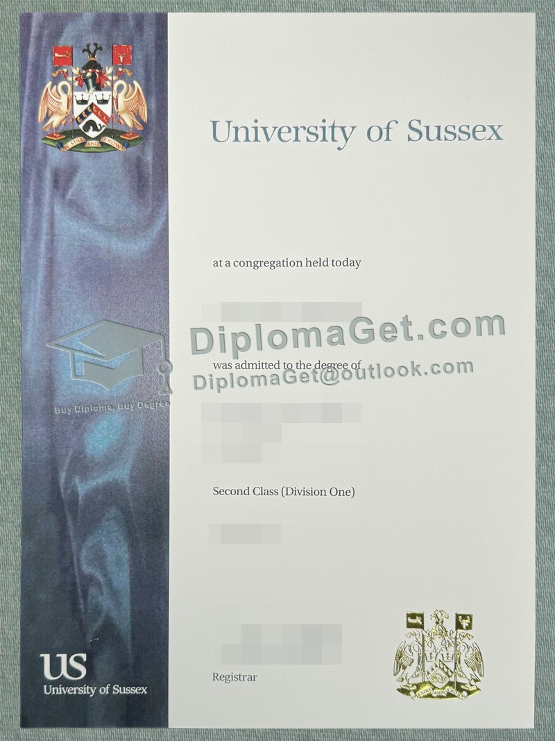 萨塞克斯大学文凭, University of Sussex Degree 萨塞克斯大学文凭, University of Sussex Degree