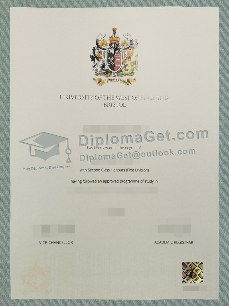 西英格兰大学布里斯托分校文凭, University of the West of England Bristol Degree 西英格兰大学布里斯托分校文凭, University of the West of England Bristol Degree