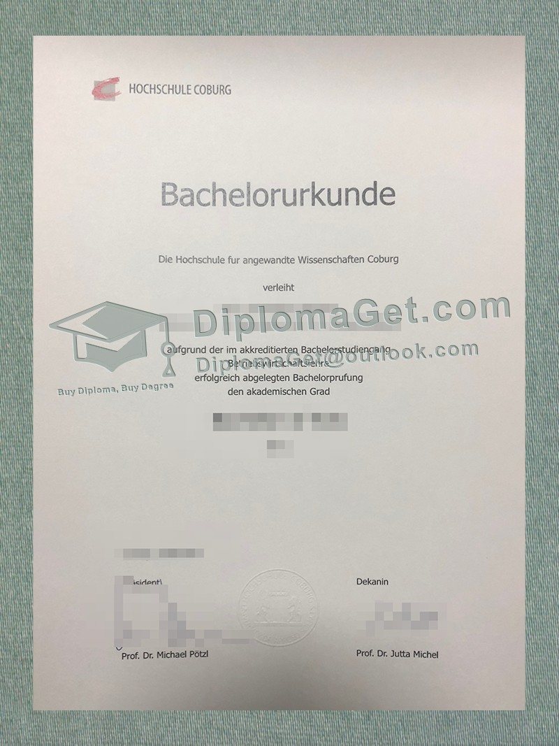 科堡应用科技大学文凭, Coburg University of Applied Sciences Diploma 科堡应用科技大学文凭, Coburg University of Applied Sciences Diploma