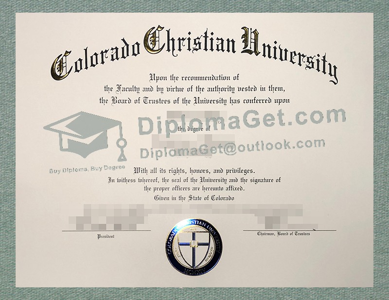 科罗拉多基督教大学文凭, Colorado Christian University Diploma 科罗拉多基督教大学文凭, Colorado Christian University Diploma