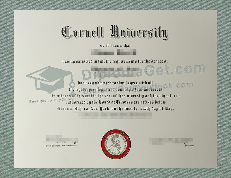 康奈尔大学文凭, Cornell University Diploma 康奈尔大学文凭, Cornell University Diploma