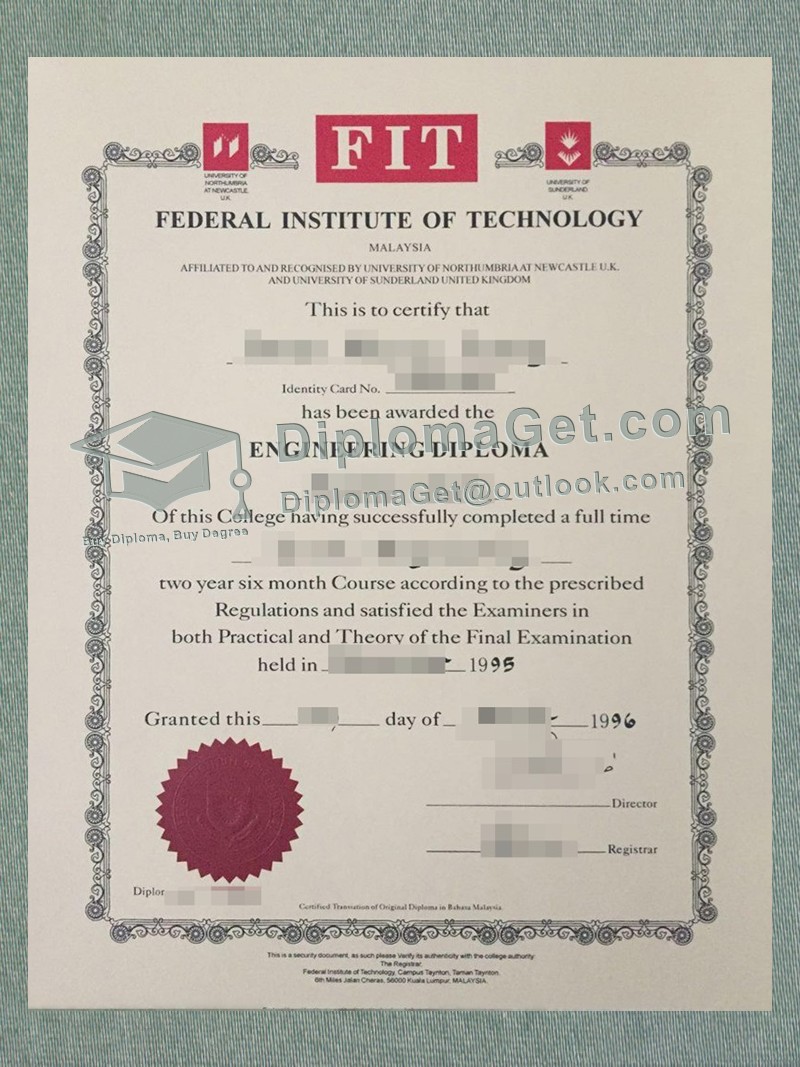 Federal Institute of Technology Diploma, 联邦理工学院文凭 Federal Institute of Technology Diploma, 联邦理工学院文凭