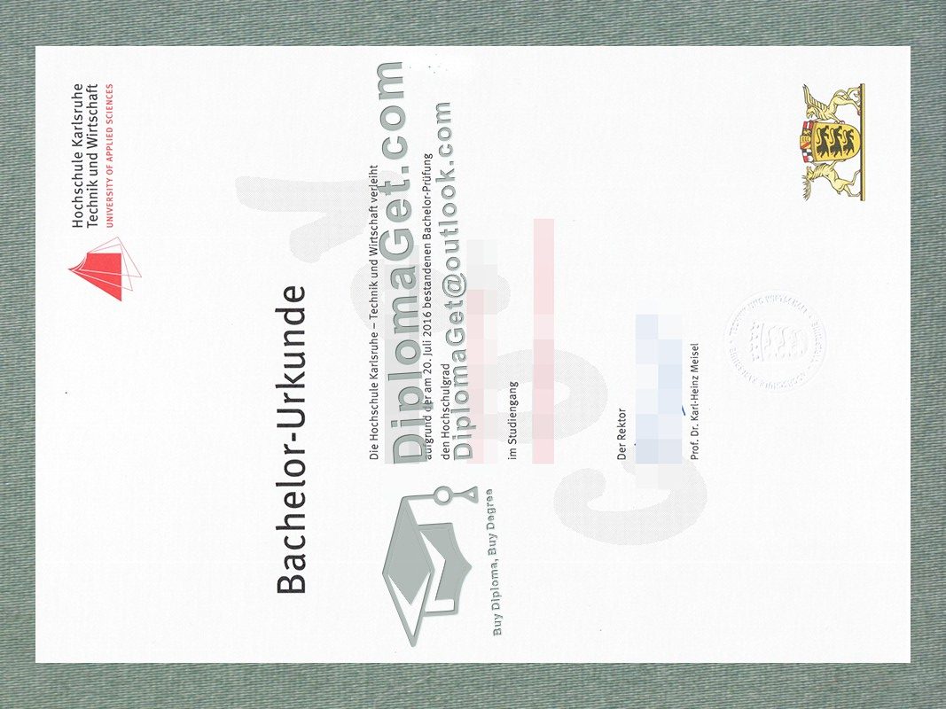 卡尔斯鲁厄应用科技大学证书, Hochschule Karlsruhe