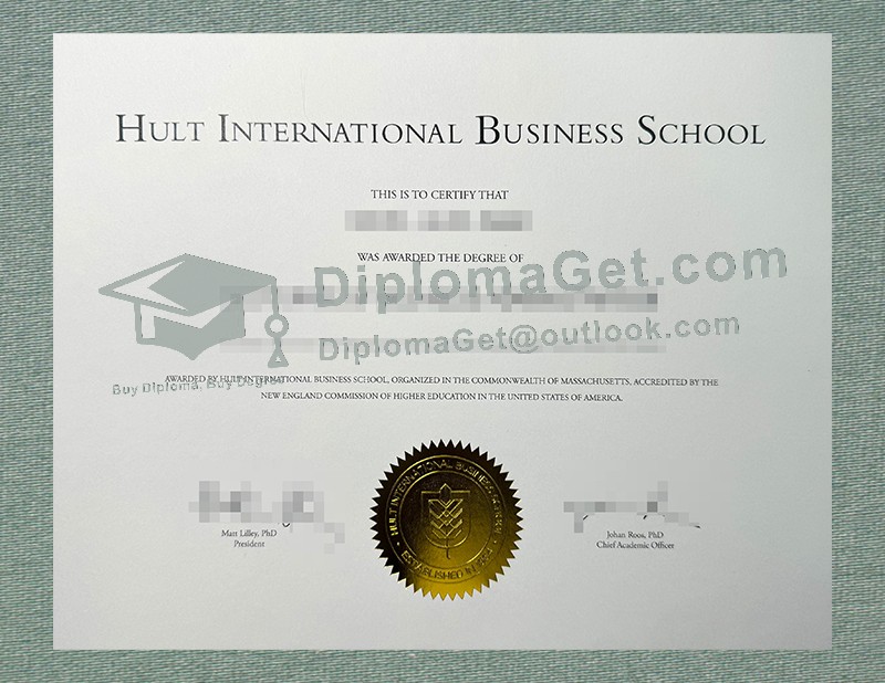 霍尔特国际商学院毕业证书, Hult International Business School Diploma