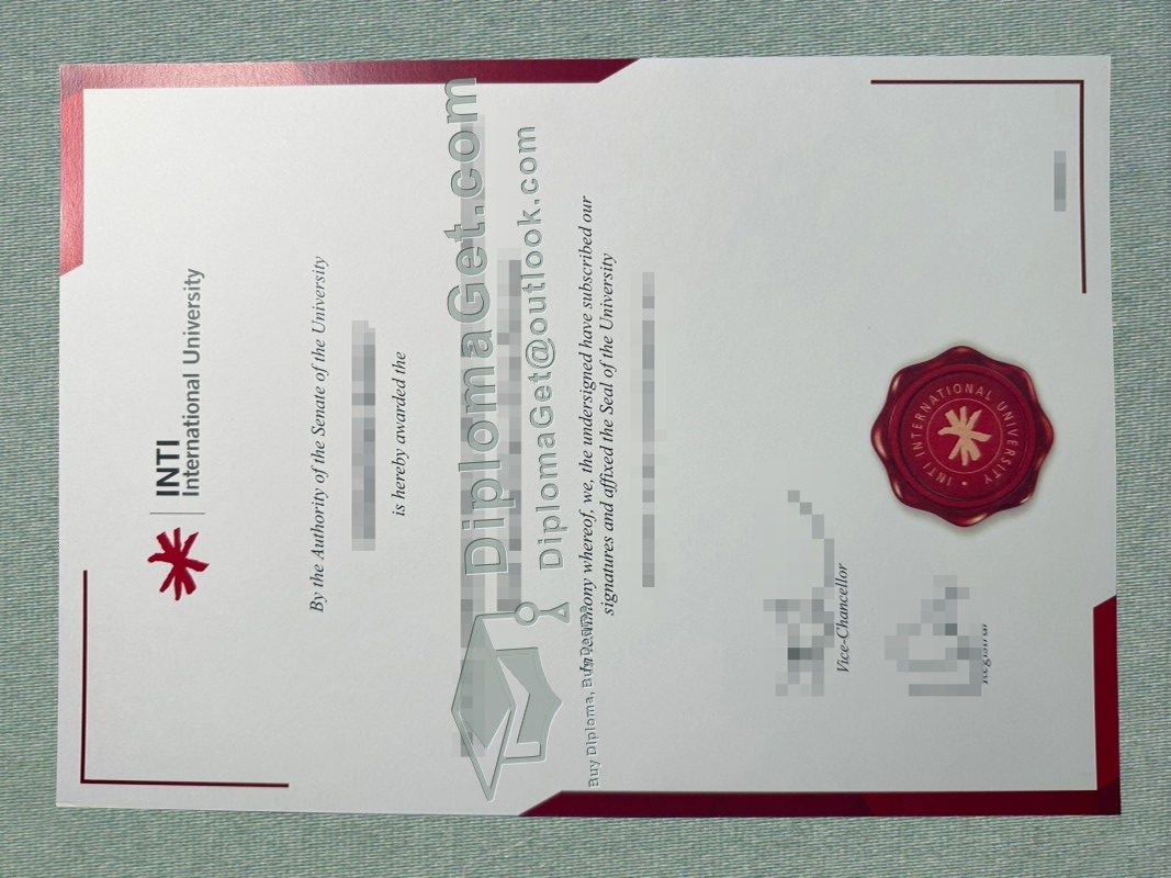 INTI International University diploma, 英迪国际大学文凭