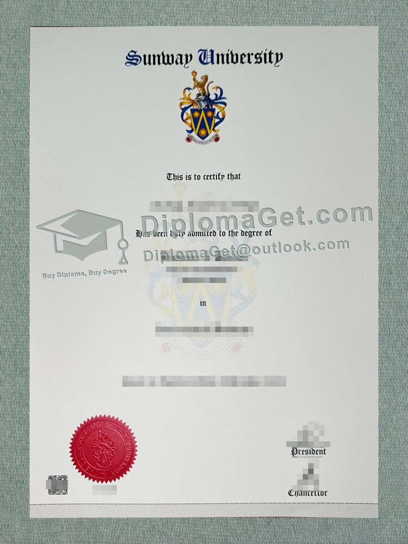 双威大学学位, Sunway University Degree 双威大学学位, Sunway University Degree