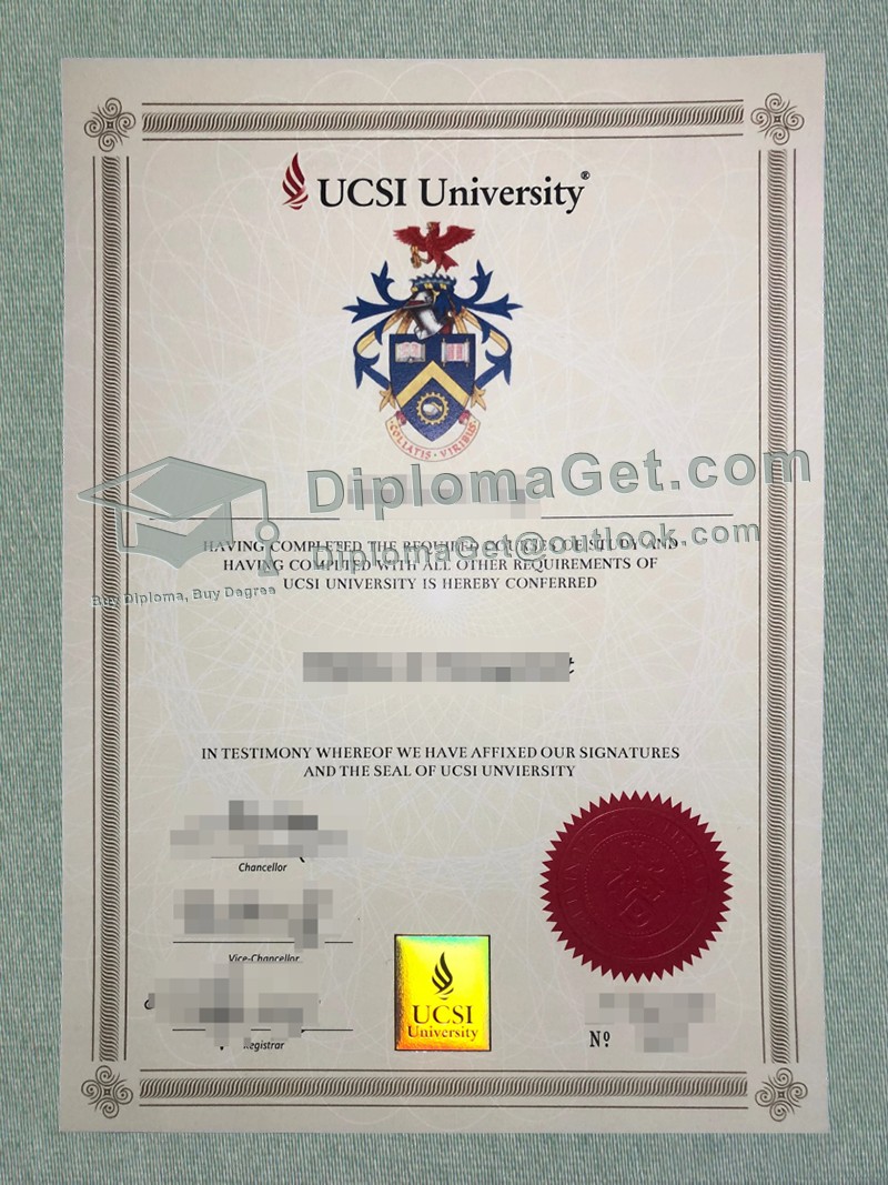 马来西亚思特雅大学文凭, UCSI University Diploma 马来西亚思特雅大学文凭, UCSI University Diploma