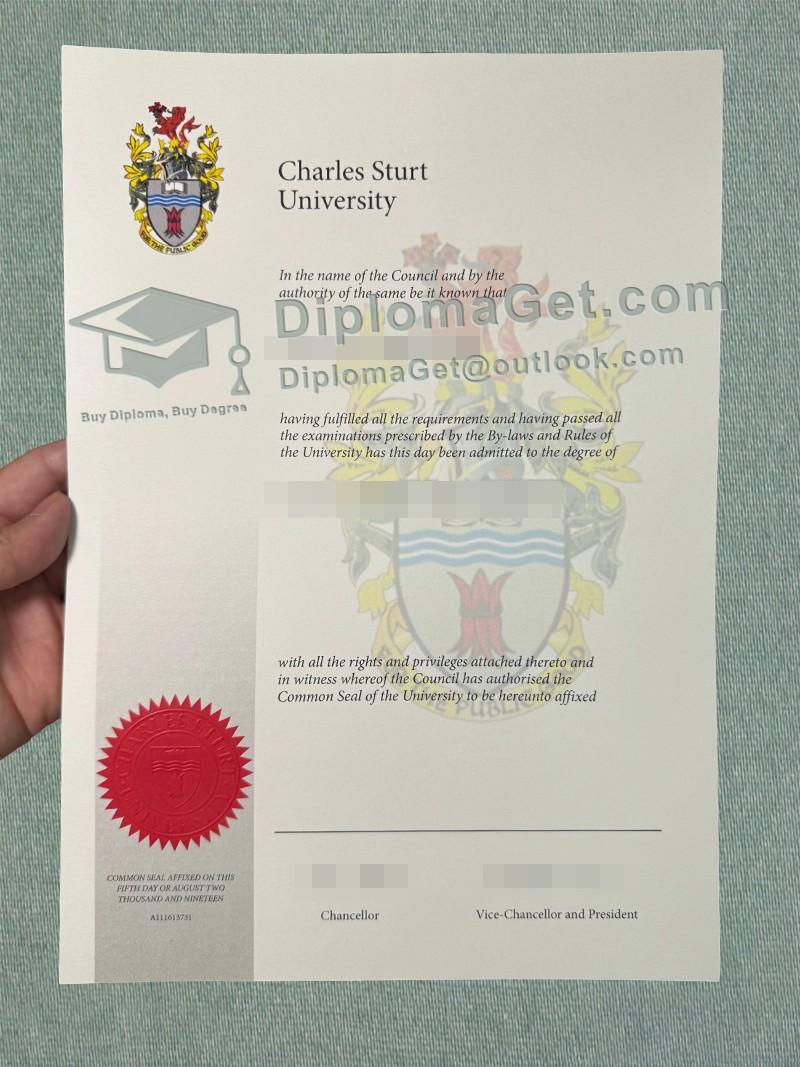 查尔斯·斯特尔特大学学位, Charles Sturt University Degree 查尔斯·斯特尔特大学学位, Charles Sturt University Degree