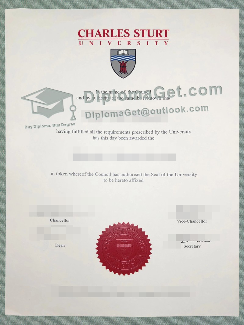 查尔斯·斯特尔特大学文凭, Charles Sturt University Diploma 查尔斯·斯特尔特大学文凭, Charles Sturt University Diploma