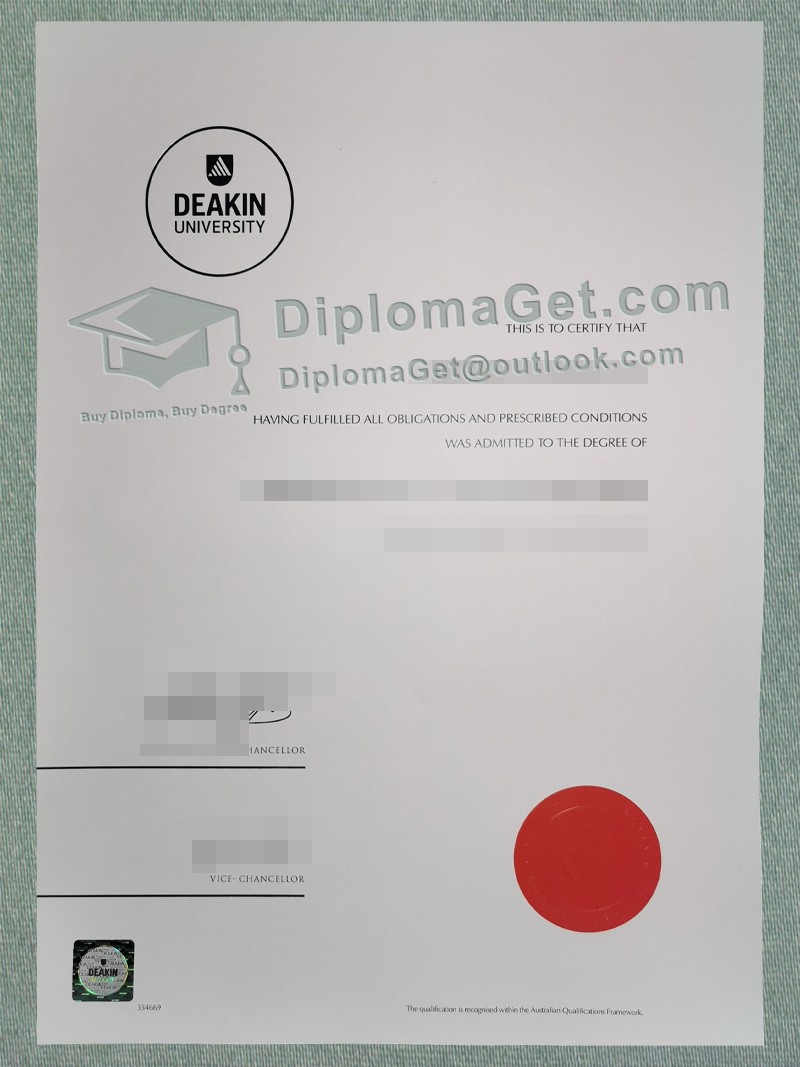 迪肯大学学位, Deakin University Degree 迪肯大学学位, Deakin University Degree
