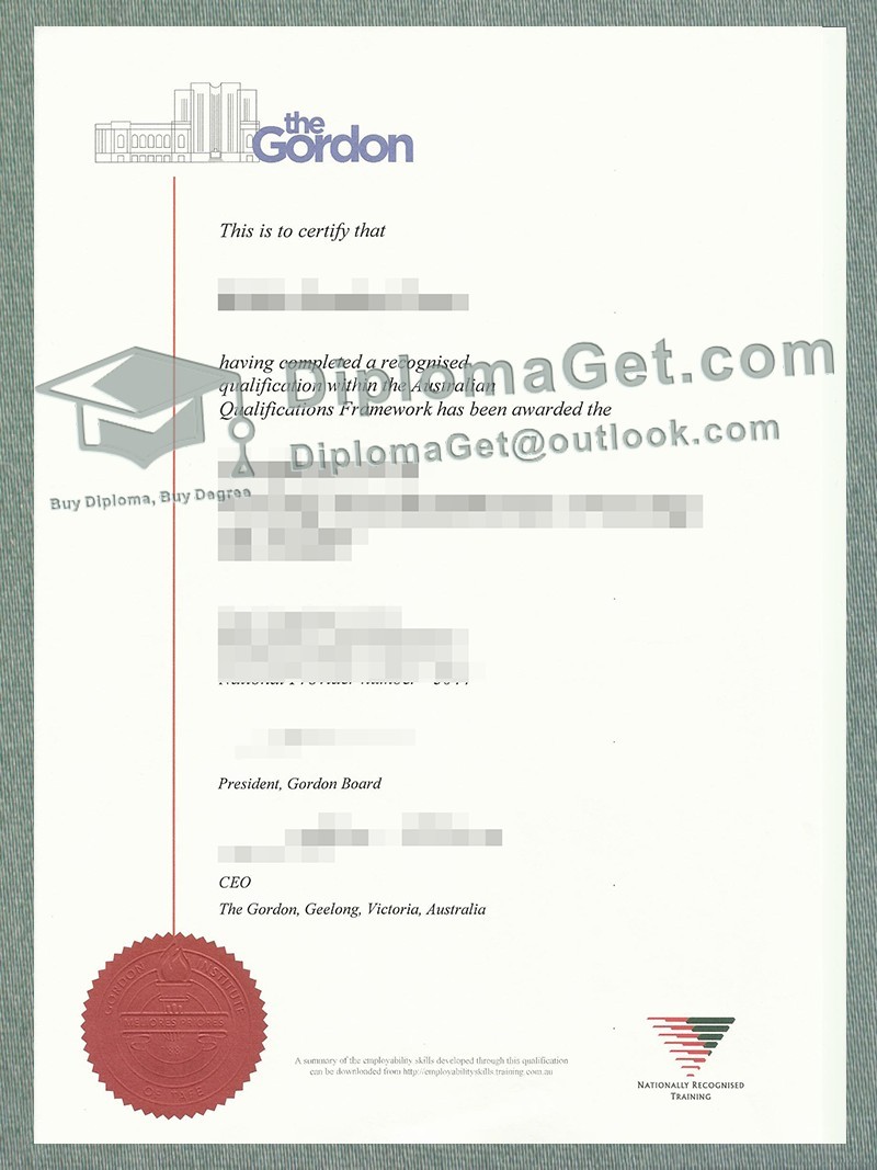 戈登TAFE学院文凭, Gordon Institute of TAFE Diploma 戈登TAFE学院文凭, Gordon Institute of TAFE Diploma