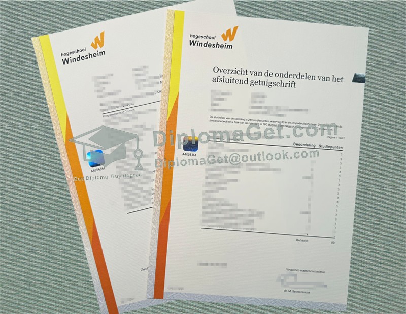 温德斯海姆应用科技大学成绩单, Hogeschool Windesheim Transcript 温德斯海姆应用科技大学成绩单, Hogeschool Windesheim Transcript