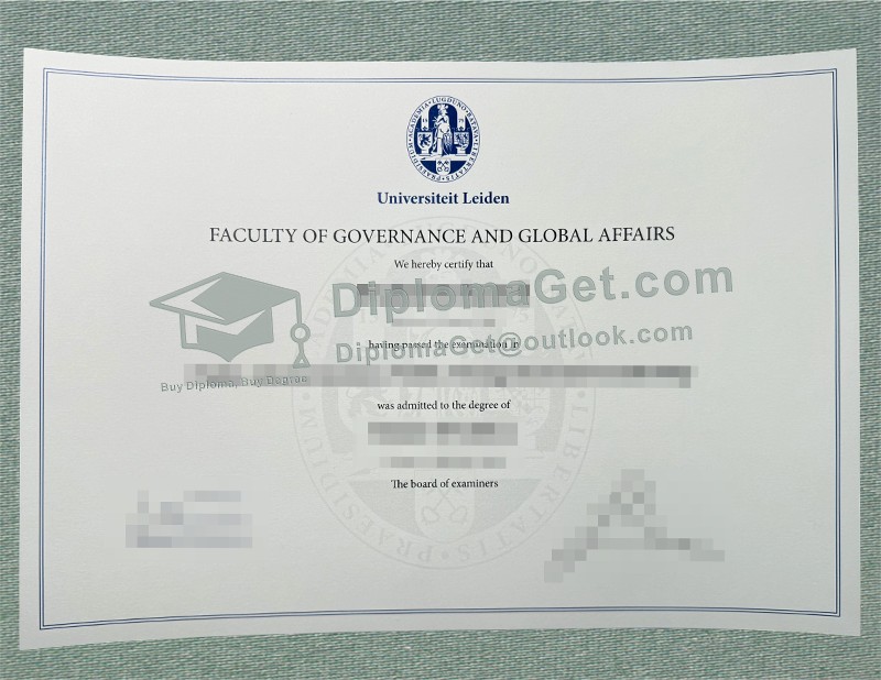 莱顿大学毕业证书, Leiden University Diploma 莱顿大学毕业证书, Leiden University Diploma
