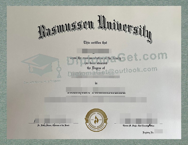 拉斯穆森大学文凭, Rasmussen university Diploma 拉斯穆森大学文凭, Rasmussen university Diploma