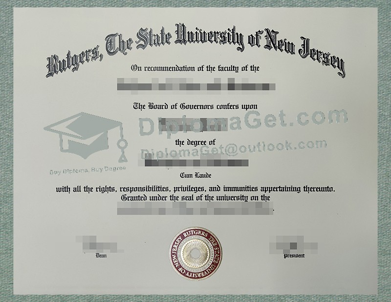罗格斯大学文凭, Rutgers University Diploma 罗格斯大学文凭, Rutgers University Diploma