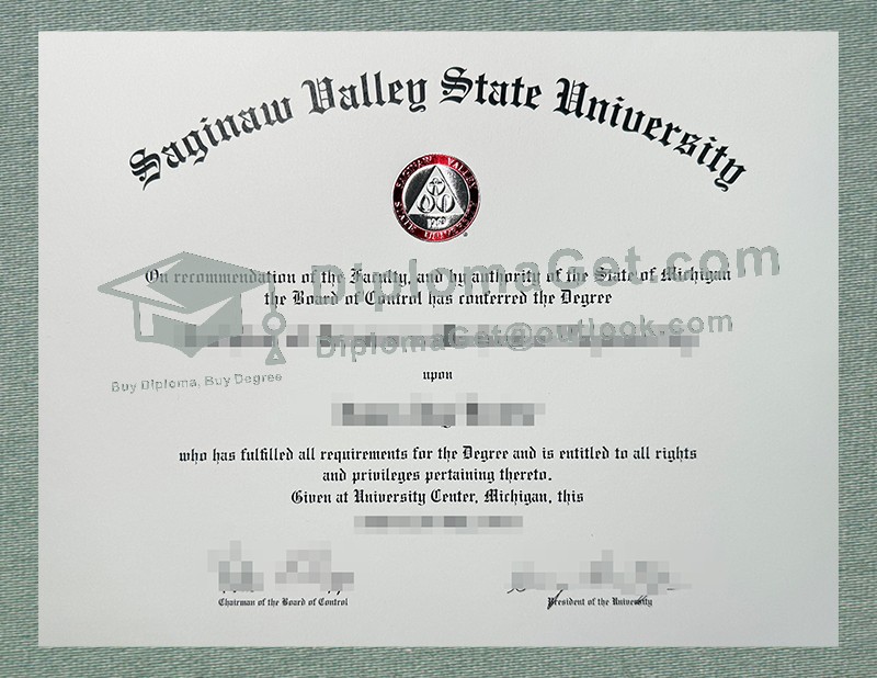 萨吉诺谷州立大学文凭, Saginaw Valley State University Diploma 萨吉诺谷州立大学文凭, Saginaw Valley State University Diploma