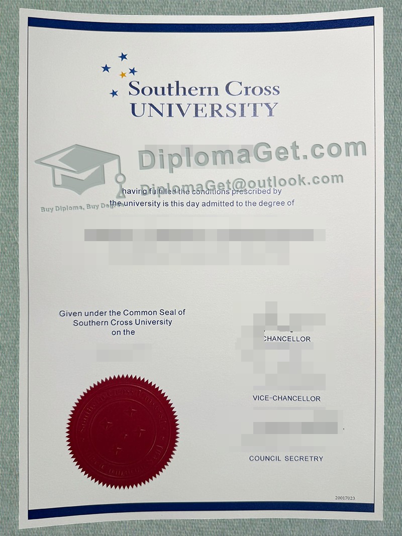 南十字星大学学位, Southern Cross University degree 南十字星大学学位, Southern Cross University degree