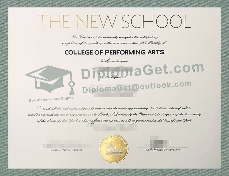 新学院文凭, The New School Diploma 新学院文凭, The New School Diploma