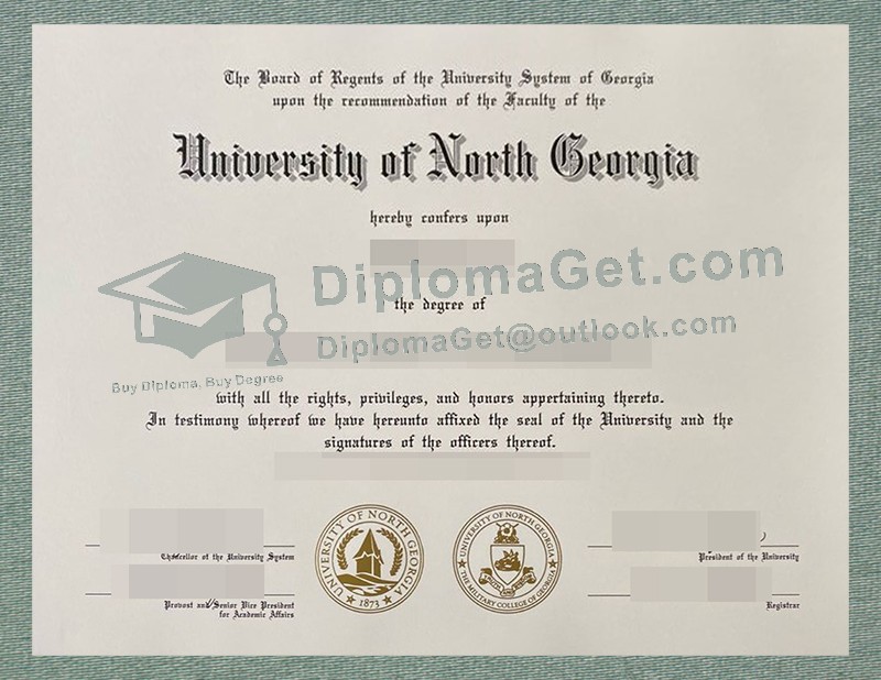 北乔治亚大学文凭, University of North Georgia Diploma 北乔治亚大学文凭, University of North Georgia Diploma