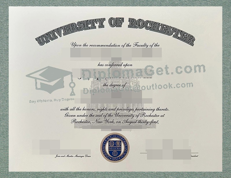 University of Rochester Diploma, 罗切斯特大学毕业文凭 University of Rochester Diploma, 罗切斯特大学毕业文凭