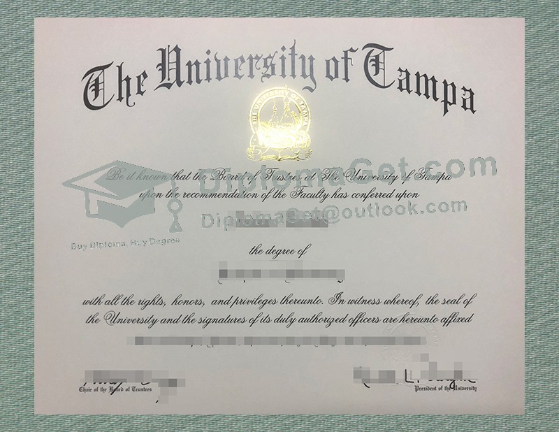 University of Tampa Diploma, 坦帕大学毕业文凭 University of Tampa Diploma, 坦帕大学毕业文凭